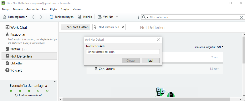 Evernote İndir Turn note Full