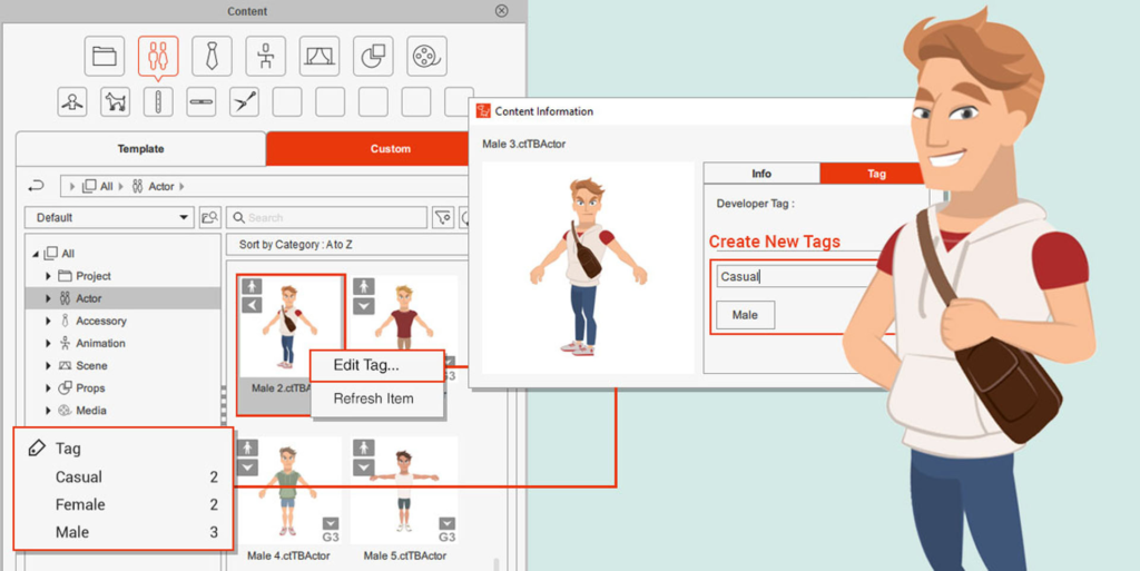 Reallusion Cartoon Animator Management