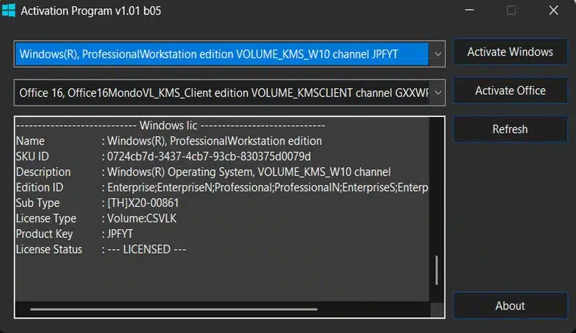 Ratiborus Activation Program